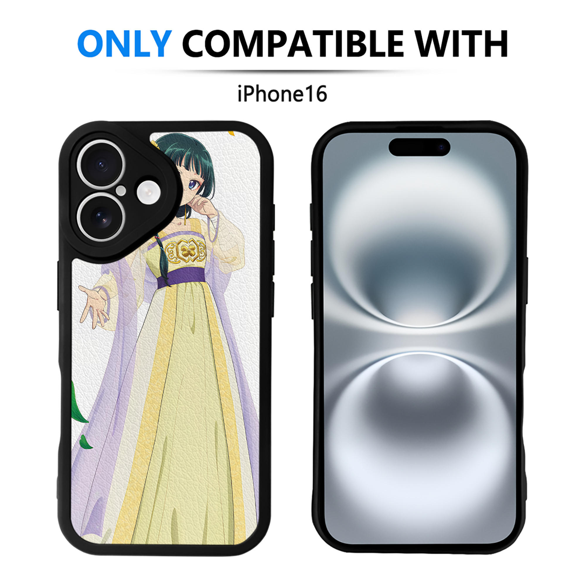 薬屋のひとりごと The Apothecary Diaries 【iPhone 16シリーズ対応】シリコンスマホケース（レザー調） 材質：シリコン